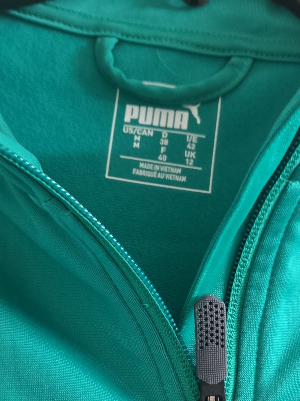 Puma Teal Zip-Up Jacket